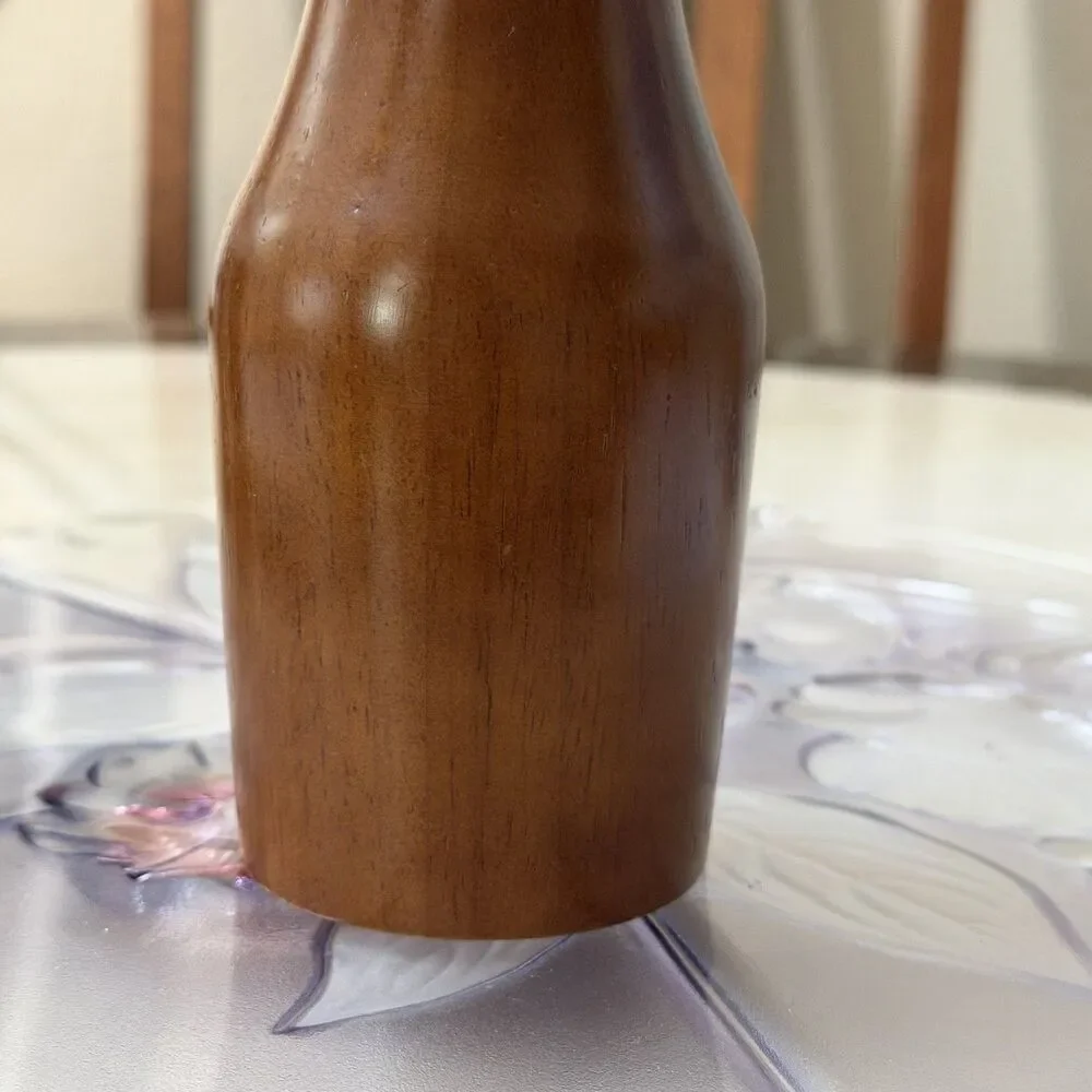 Vintage Olde Thompson 9” Wooden Pepper Mill Ceramic Grinder Crank Handle